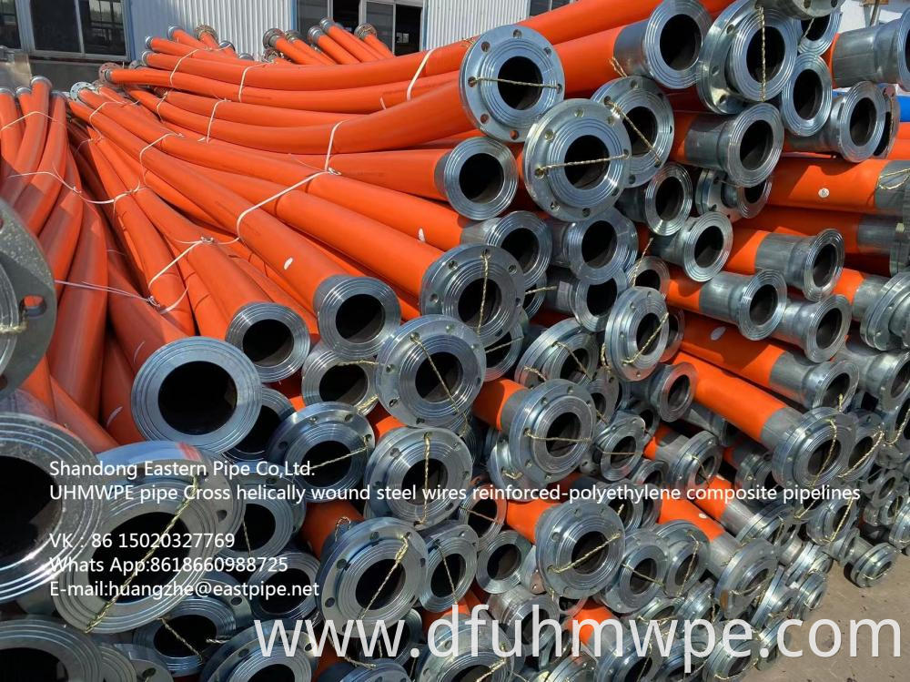 Cross Helically Wound Steel Wires Reinforced Polyethylene Composite Pipe